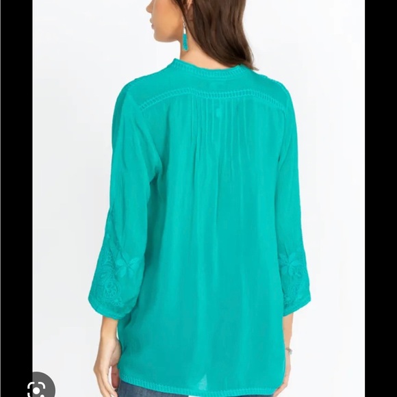 Johnny was Turquoise Tunic - Picture 2 of 9
